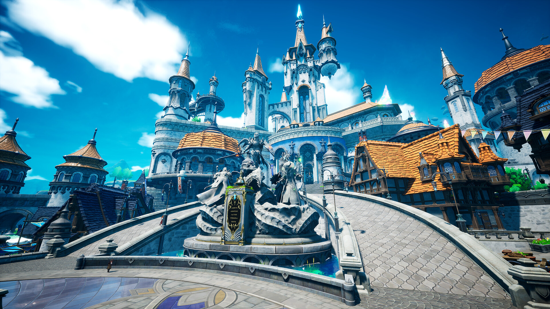The bright capital city in DragonSword Awakening