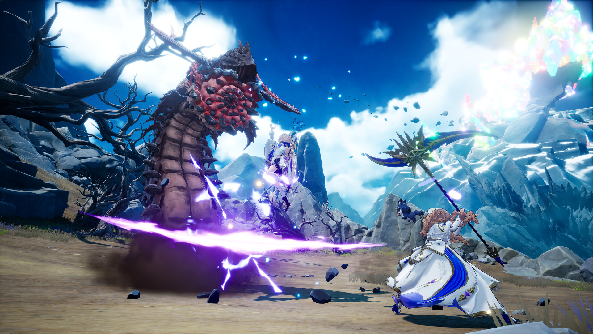 DragonSword Awakening heroes facing a dragon in combat